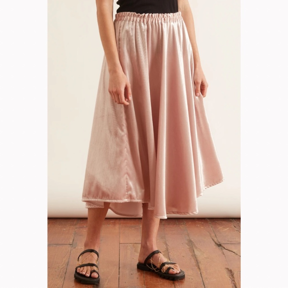XiRENA vivien skirt in nude sparkle size medium - Picture 2 of 5